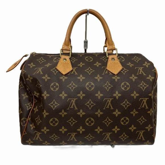 LOUIS VUITTON Monogram Speedy 30 M41526 Bag Iconic Boston Handbag - Picture 2 of 9